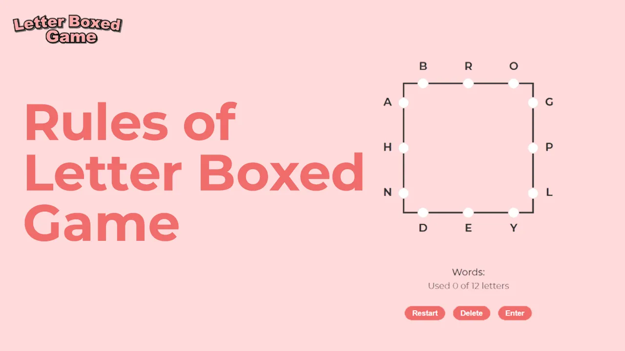 Letter Boxed Game Rules